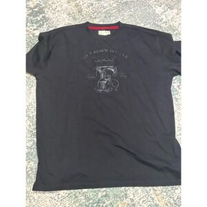 Crown Holder Shirt Mens 3XL Embroidered Crown Jeweled Streetwear Tee